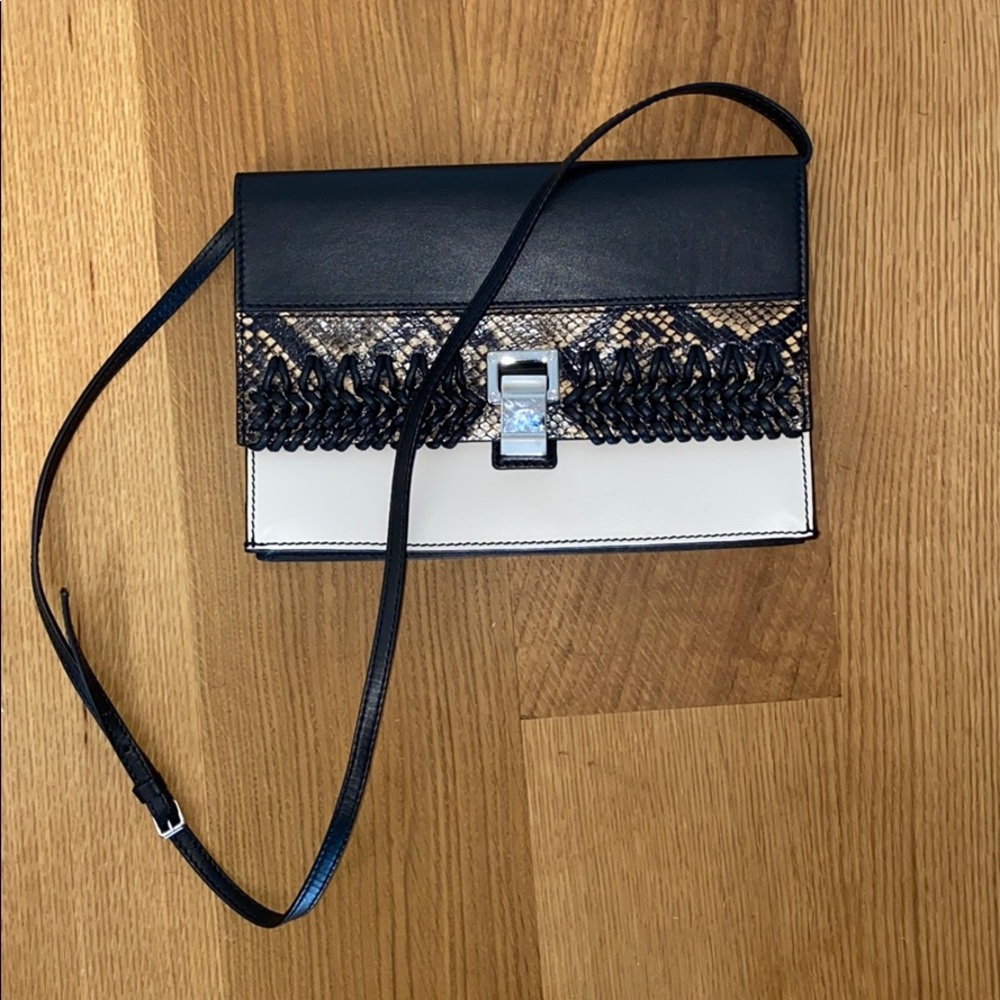 Proenza Schouler lunch box clutch with strap!